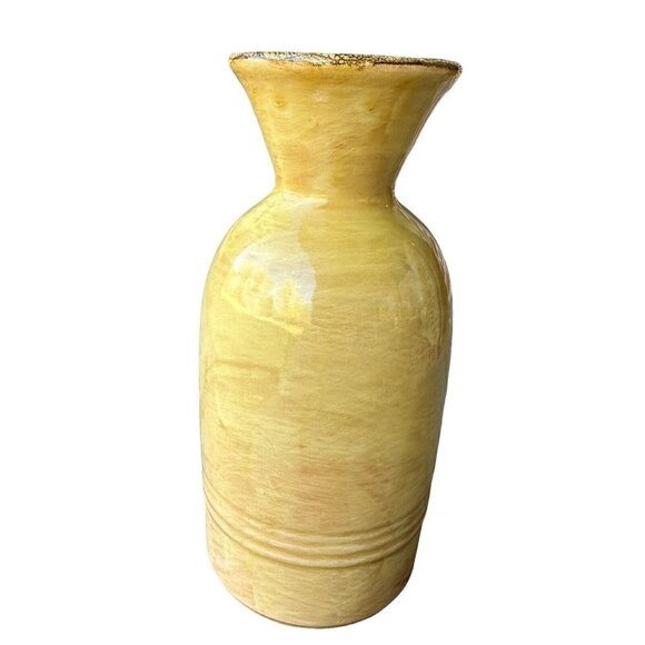 VTG Terrecotte Lotti Drink Pitcher 8" Italian Terracotta Wine Water Jug Yellow - Picture 2 of 12